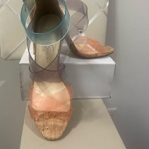 Jessica Simpson Rainbow Strap Sandals